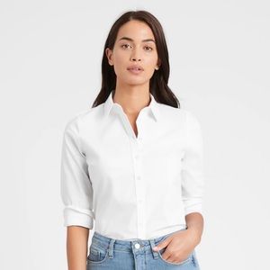 White Button Down - Riley Shirt Banana Republic